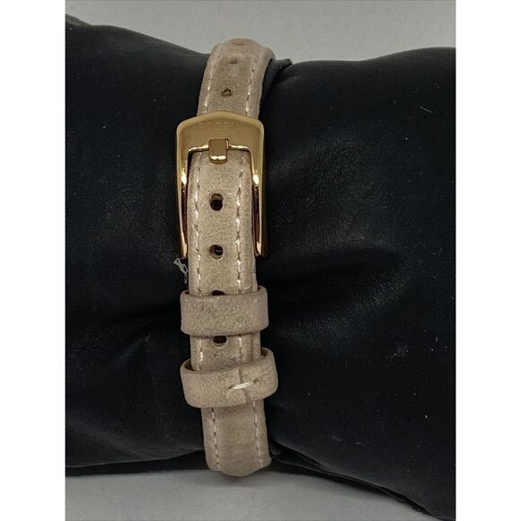 Fossil Kinsey ES4445 Women's Beige Leather Analog Silver Dial Quartz Watch JK89 - Picture 6 of 12